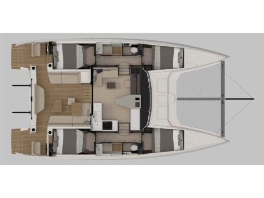 Catamaran  Nautitech 44 Open[G] boat plan