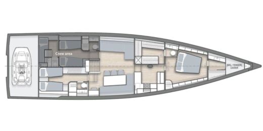 Sailboat YYachts Y7 Plan du bateau