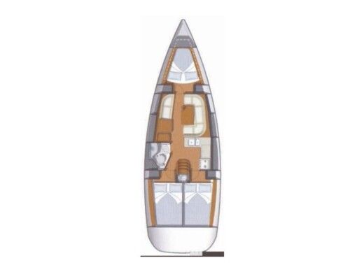 Sailboat JEANNEAU SUN ODYSSEY 36I boat plan