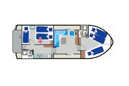 Aluguel Casa Flutuante Kormoran 1140 (NID) Niderviller