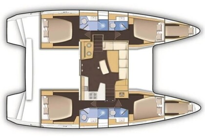 Hyra båt Katamaran  Lagoon 46  Lefkáda