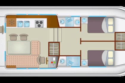 Location Péniche Pénichettes® P1120R Terrasse Scey-sur-Saône-et-Saint-Albin