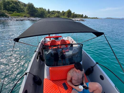 Zadar Motorboat Quicksilver Activ 675 Open LIMITED EDITION alt tag text