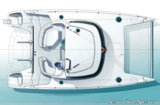 Catamaran Fountaine Pajot Lavezzi 40 Plano del barco