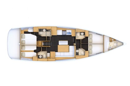 Czarter Jacht żaglowy  Jeanneau 54 Kaštel Gomilica