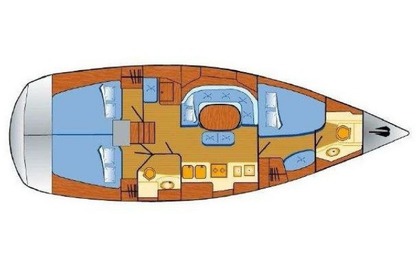 Miete Segelboot Beneteau Oceanis Clipper 393 Pylos