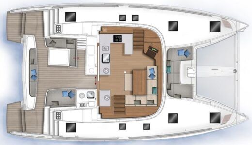 Catamaran Lagoon Lagoon 46 Boat design plan