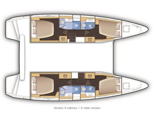 Catamaran Lagoon Lagoon 42 Boat design plan