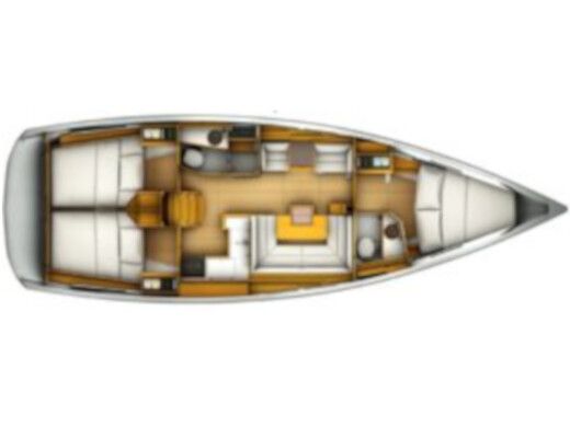 Sailboat Jeanneau Sun Odyssey 419 boat plan