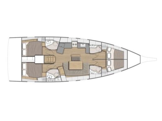Sailboat  Oceanis 46.1  boat plan