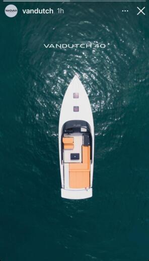 Motorboat Vandutch Marine 40 Boat layout