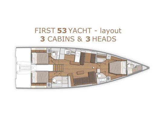 Sailboat  First Yacht 53  Boat design plan