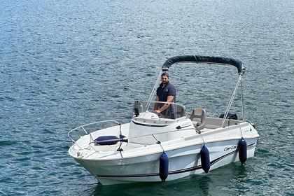 Miete Boot ohne Führerschein  Jeanneau Cap Camarat 5.5 Cc Luganersee