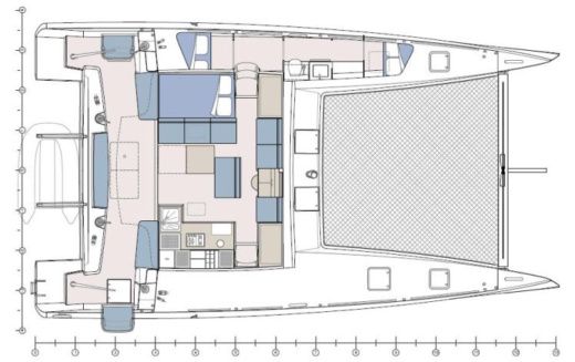Catamaran  TS 42 boat plan