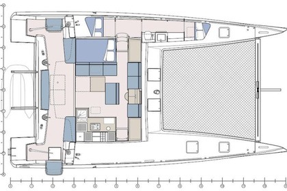 Czarter Katamaran  TS 42 Okręg Marin