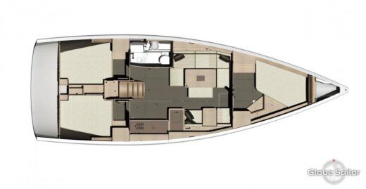 Sailboat Dufour Dufour 410 Gl boat plan