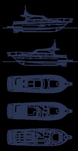 Motorboat Piculjan Eleven Plan du bateau