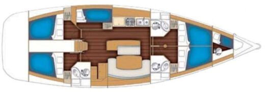 Sailboat Beneteau Cyclades 50.5 Boat design plan
