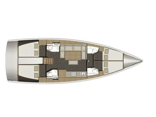 Sailboat DUFOUR 460 Gran Large Boat design plan