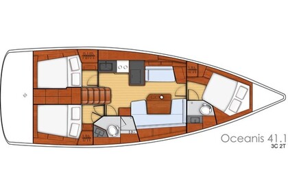 Charter Sailboat  Oceanis 41.1 Palairos