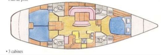 Sailboat JEANNEAU SUN ODYSSEY 52.2 Boat design plan