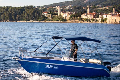 Rental Motorboat Aquamar 17 open Rab