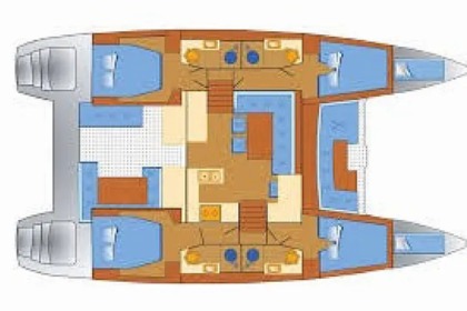 Noleggio Catamarano Lagoon Lagoon 450 S Furnari