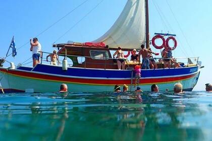 Charter Sailboat Wooden Traditional Sailboat Heraklion