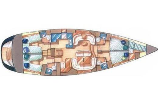 Sailboat Jeanneau Sun Odyssey 54 DS Boat design plan