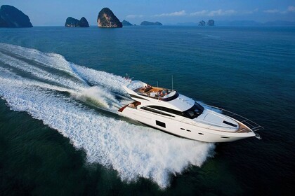 Miete Motoryacht Princess 64 Fly White Golfe Juan