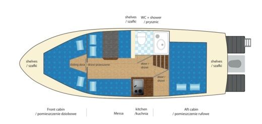 Houseboat Vistula Cruiser Vistula Cruiser 30 SE boat plan