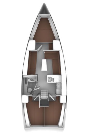 Sailboat BAVARIA 37 CRUISER boat plan