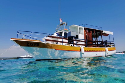 Miete Motorboot Custom Made Traditional wooden Pasara Rovinj