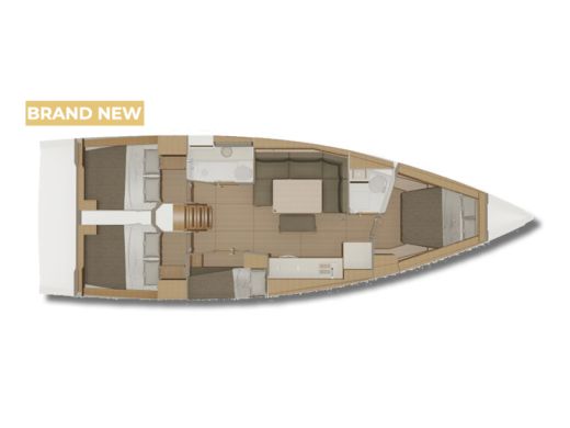 Sailboat Dufour Dufour 430 Grand Large boat plan