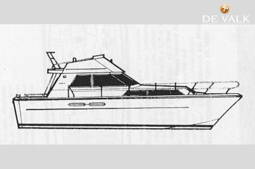 Motorboat Princess 37 boat plan