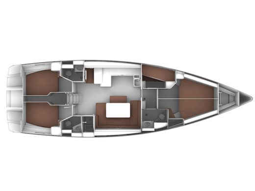 Sailboat BAVARIA CRUISER 51 boat plan