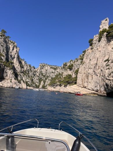 Marselha Motorboat Quicksilver Activ 555 Open alt tag text