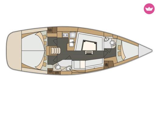 Sailboat Elan Elan Impression 40 boat plan