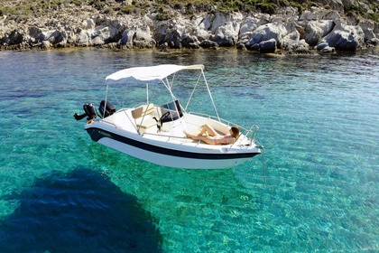 Noleggio Barca senza patente  Poseidon Half day rental Kos