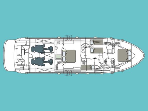 Motor Yacht Abacus 70 boat plan