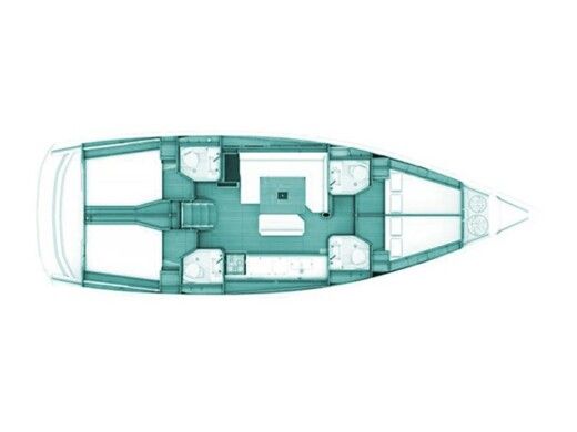 Sailboat JEANNEAU SUN ODYSSEY 469 Boat layout