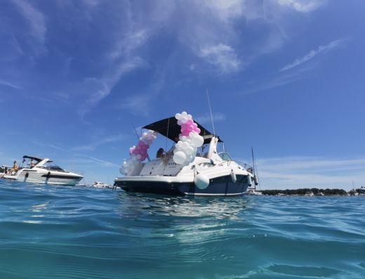 Motorboat Sea Ray 375 Sundancer Σχέδιο κάτοψης σκάφους