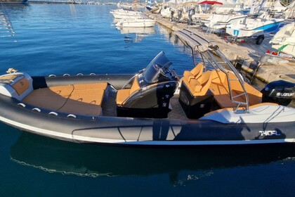 Hyra båt RIB-båt prua al vento thor 8 Marseille