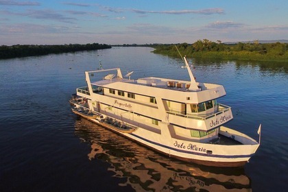 Aluguel Iate a motor P. HONDA Houseboat Corumbá