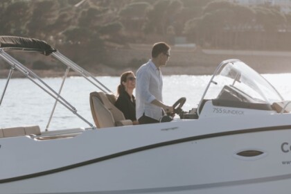 Alquiler Lancha Quicksilver Activ 755 Sundeck Tossa de Mar