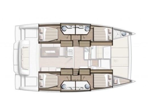 Catamaran Bali - Catana Bali 4.2 boat plan