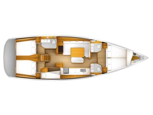 Sailboat  Sun Odyssey 519 boat plan