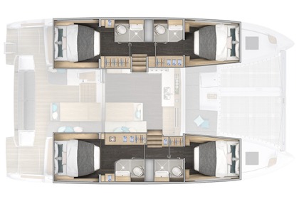 Location Catamaran Lagoon Lagoon 43 Furnari