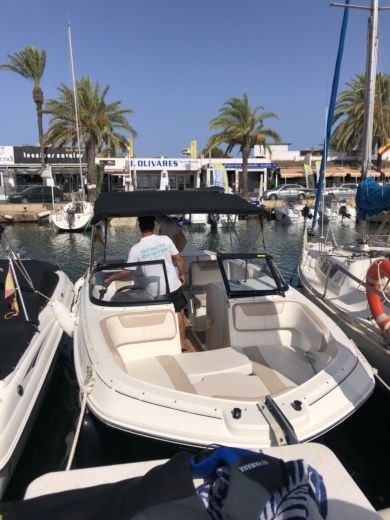 La Manga del Mar Menor Motorboat Bayliner Vr6 alt tag text