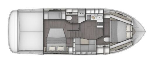 Motorboat Bavaria SR 41 HT Planimetria della barca